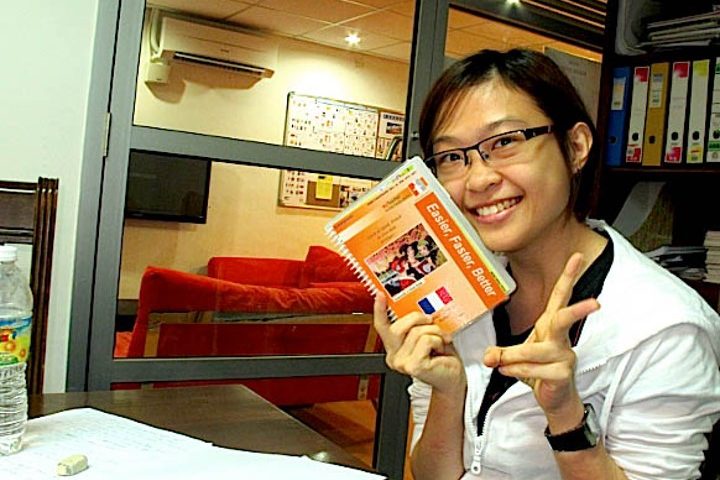 Happy learner at MyTeacher Languages, Kuala Lumpur, Malaysia